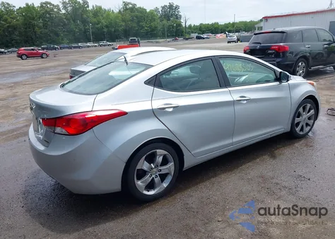 2012 Hyundai Elantra Limited z USA, uszkodzony, nr VIN 5NPDH4AE9CH083074